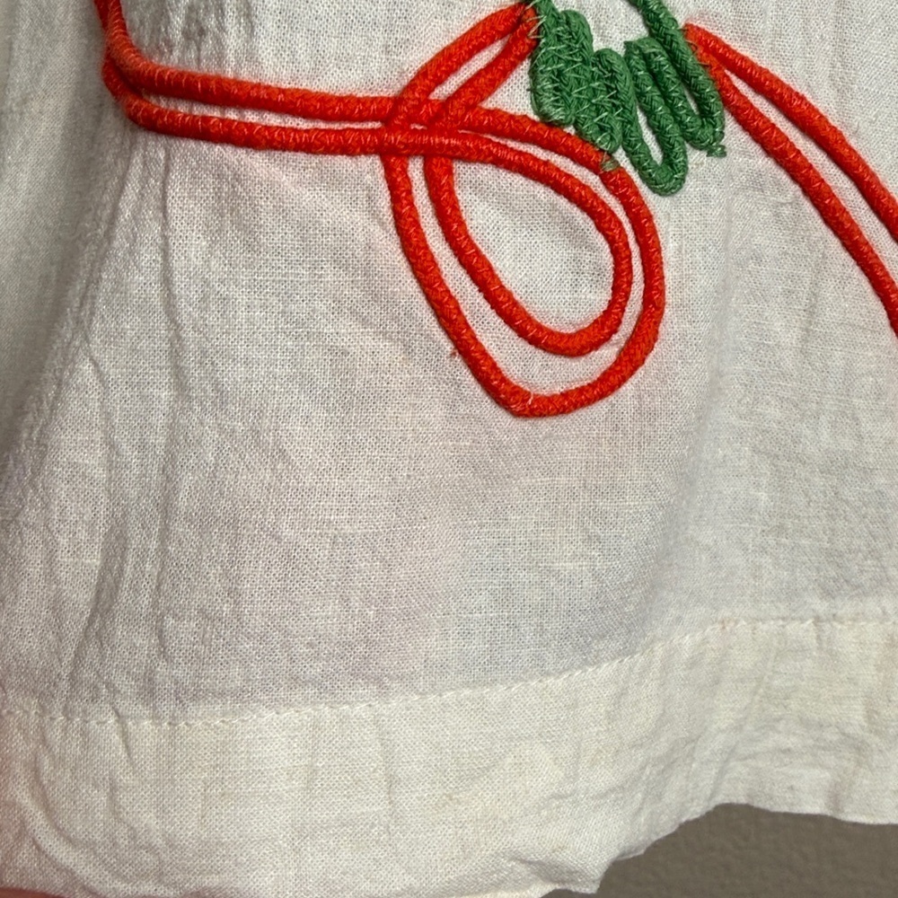 Anthropologie Celandine linen embroidered short sleeve button down medium - Picture 5 of 6